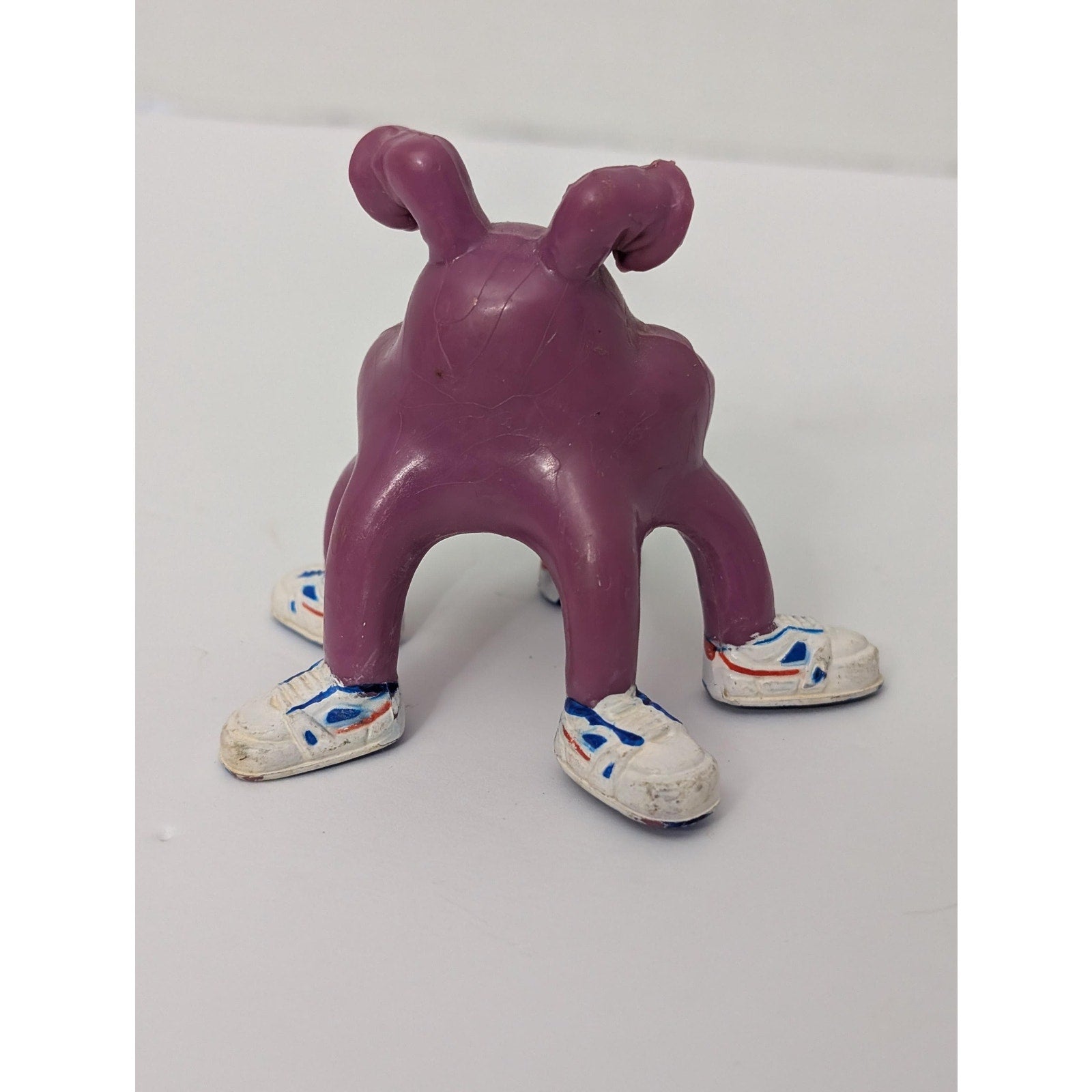 Vintage 1980s Keds Purple Alien Monster Promotional Figure Rare PVC Toy