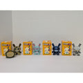 Rare Kidrobot Dunny Series 3 (2006) 4-Figure Set: Ron English, Touma Chase, Damon Soule, Craola Greg Simkins - 3" Vinyl Art Toys with Boxes