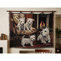 1135-T Pure Country Weavers Westie Tapestry Blanket Robert May Vintage Cotton Throw
