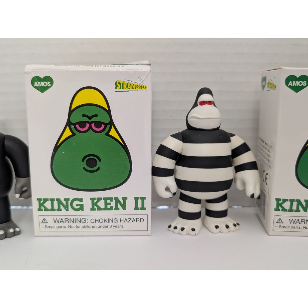 Amos Novelties King Ken II Vinyl Figure Lot James Jarvis x StrangeCo 2010