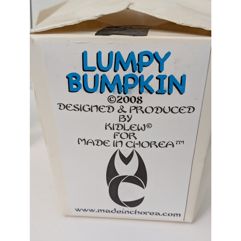 Lumpy Bumpkin Designer Vinyl Toy Kidlew 2008 Signed with Original Box and Sticker