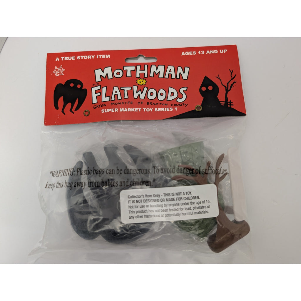 Mothman vs Flatwoods Monster Super Market Toy Series 1 David Horvath UMA Set