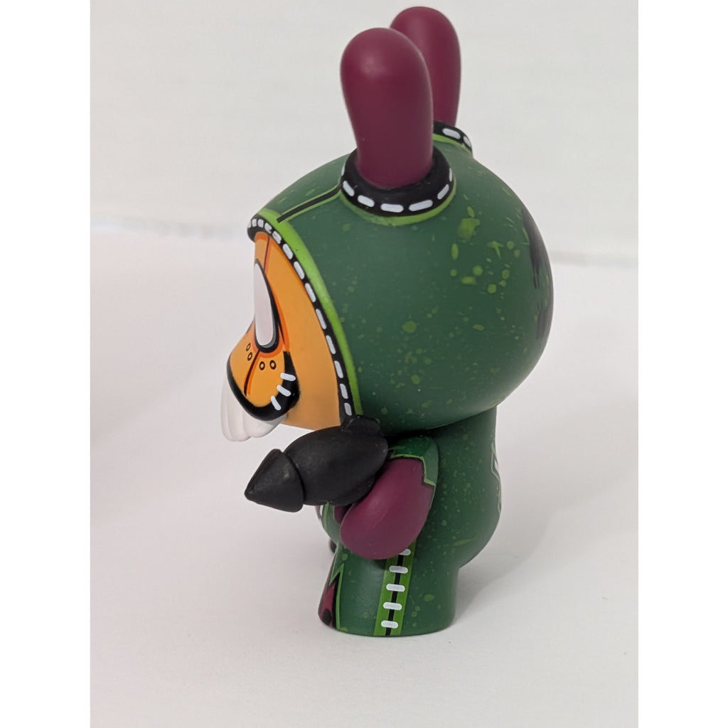 Kidrobot Dunny 2012 Series "Agent K" by MAD - 3" Vinyl Figure SIGNED with Box