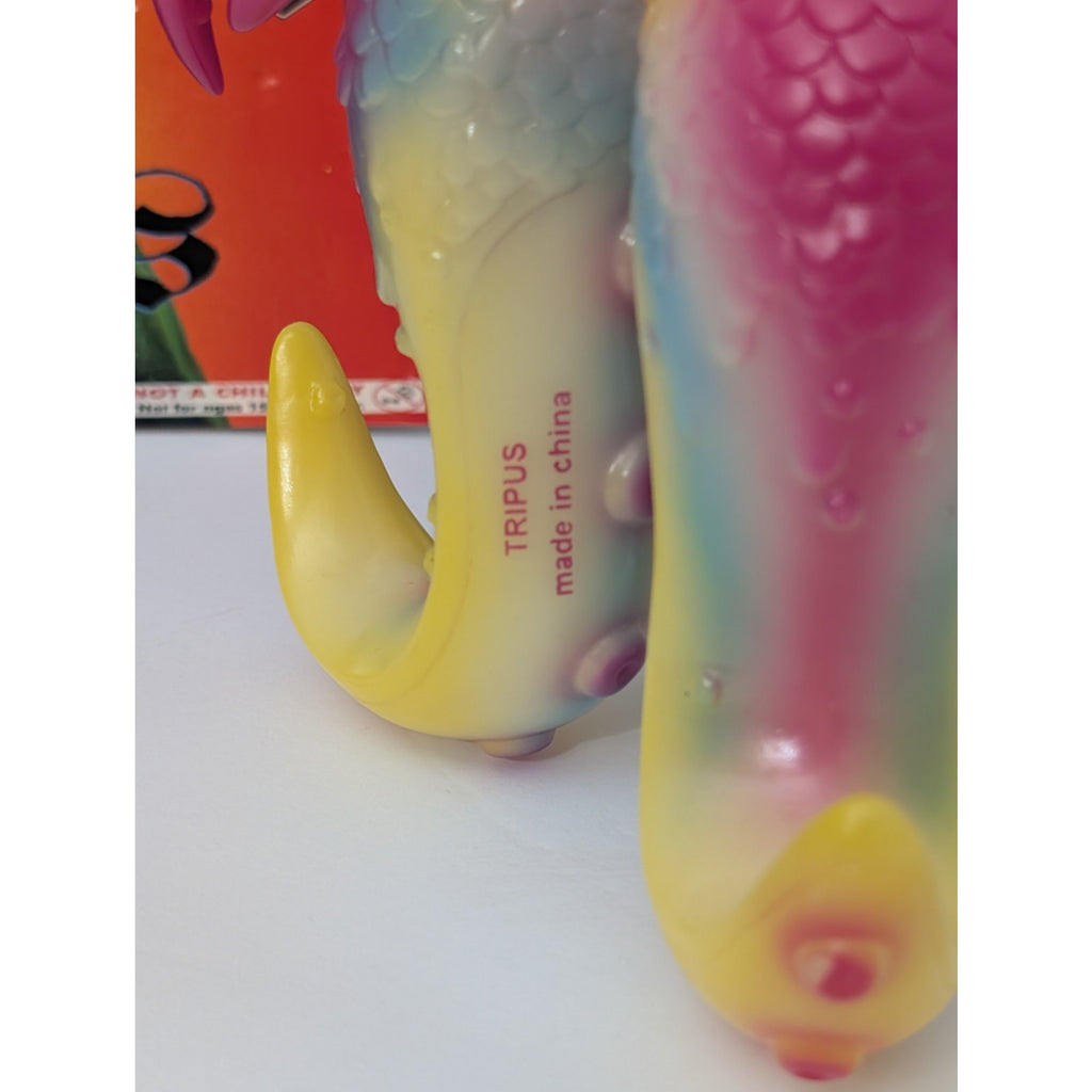 Max Toy Company Mark Nagata Kaiju Tripus 2.0 Rainbow Soft Vinyl Figure Japan