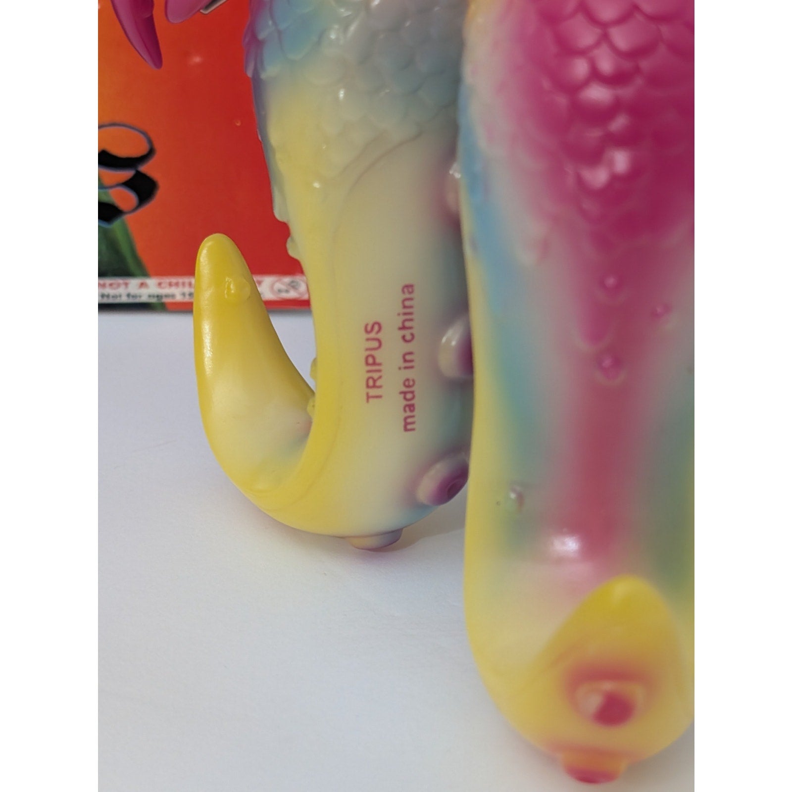 Max Toy Company Mark Nagata Kaiju Tripus 2.0 Rainbow Soft Vinyl Figure Japan