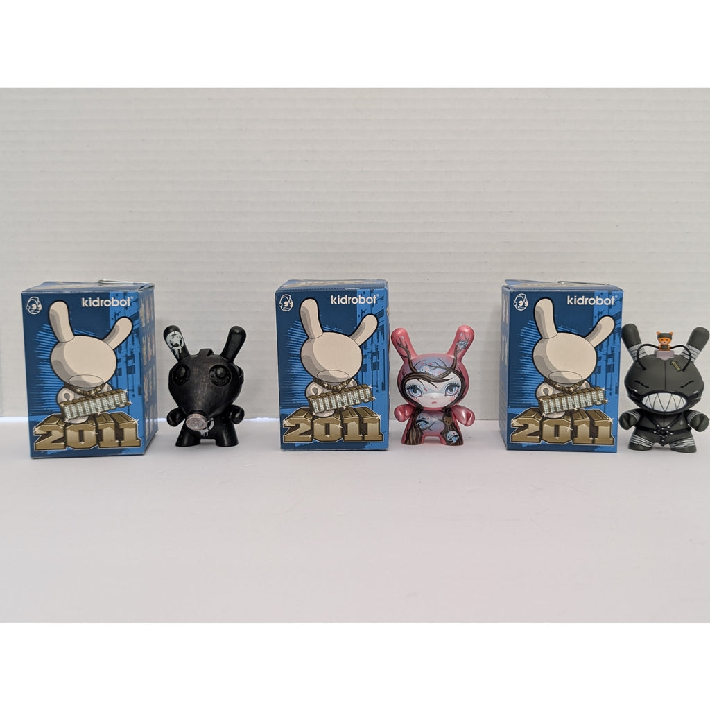 Kidrobot Dunny Series 2011 Vinyl Mini Figure Lot 64 Colors DrilOne Huck Gee