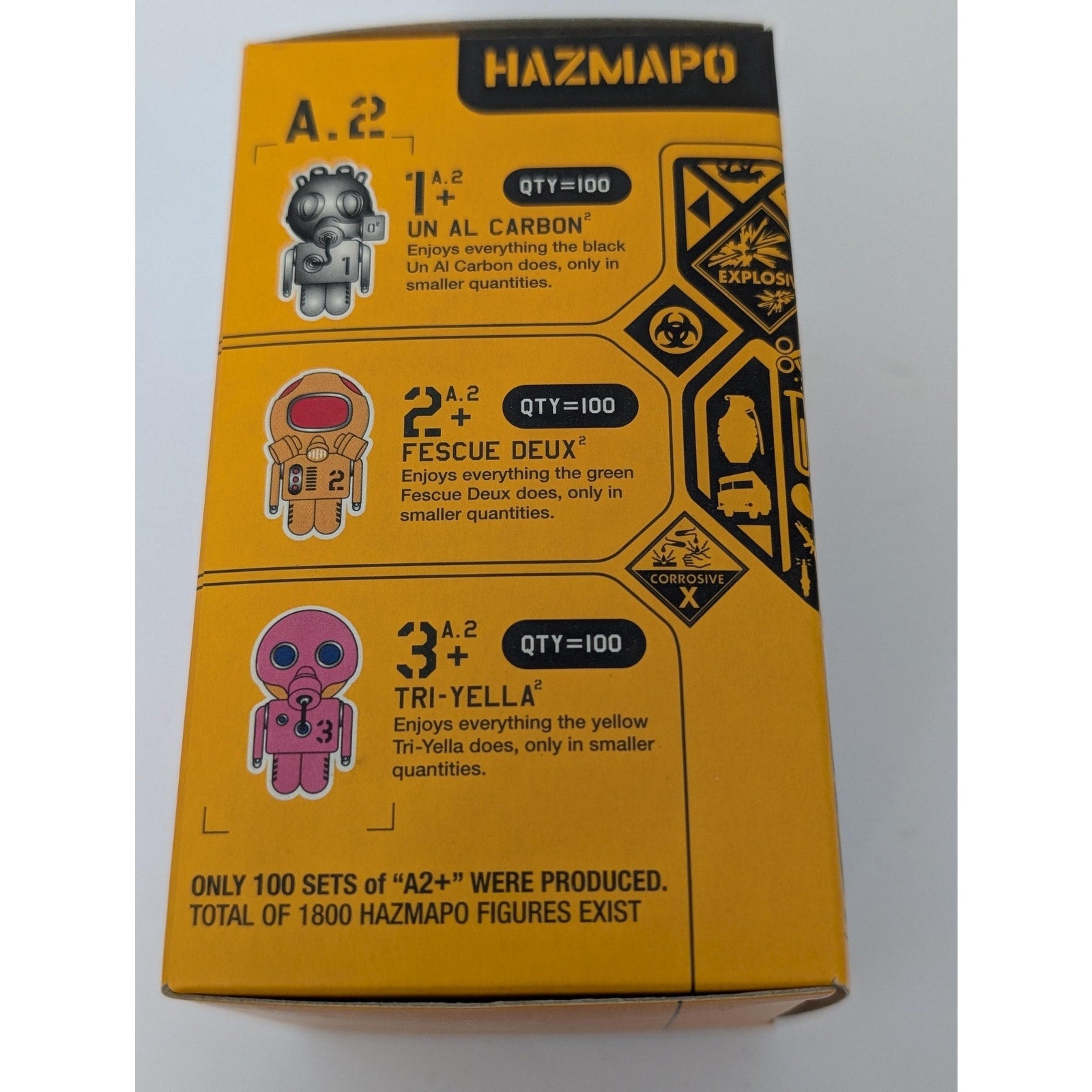 UNKL Brand Hazmapo Series A.1 Glow in the Dark HAND SIGNED Vinyl Figure 2004