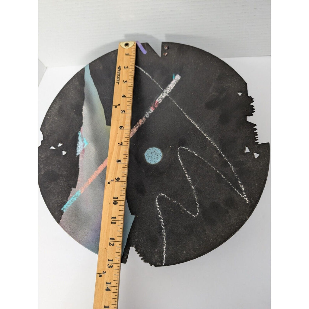 Unusual '80s Style Studio Pottery Bowl Signed