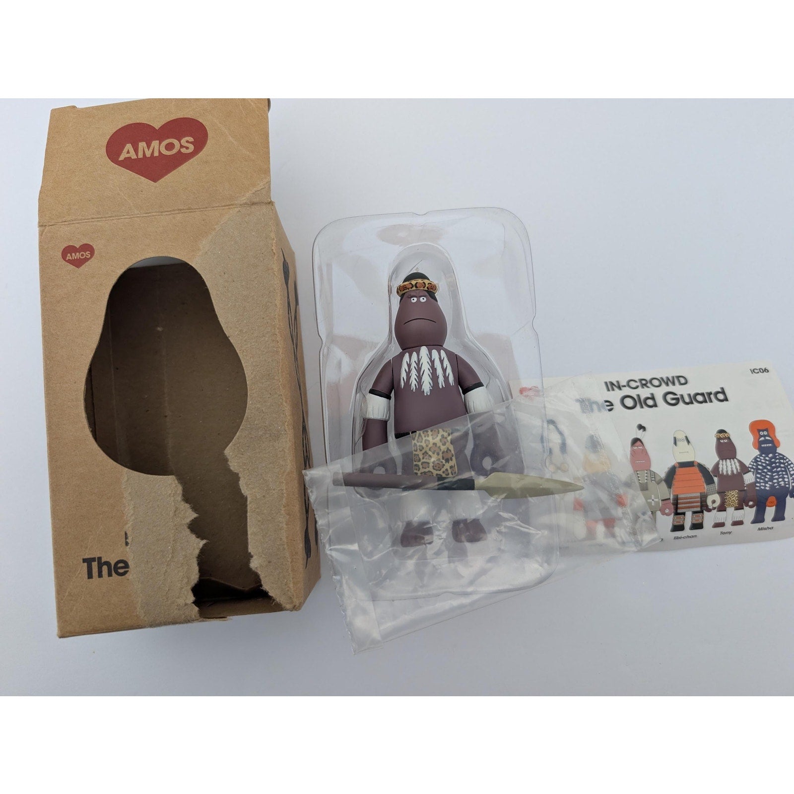 Amos Novelties In-Crowd "The Old Guard" Tony Vinyl Figure James Jarvis Rare