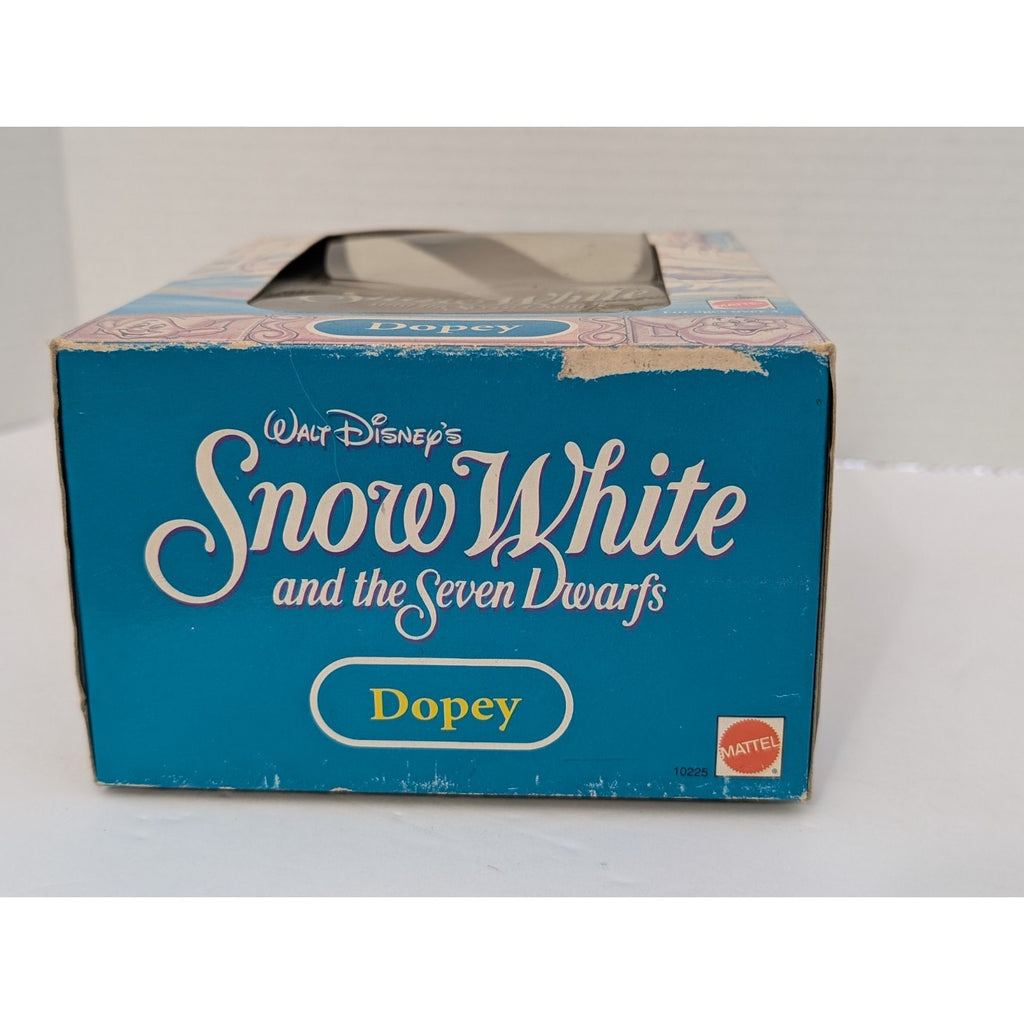 Figure Dopey 6" Mattel New 1992 Walt Disney's Snow White And The Seven Dwarfs