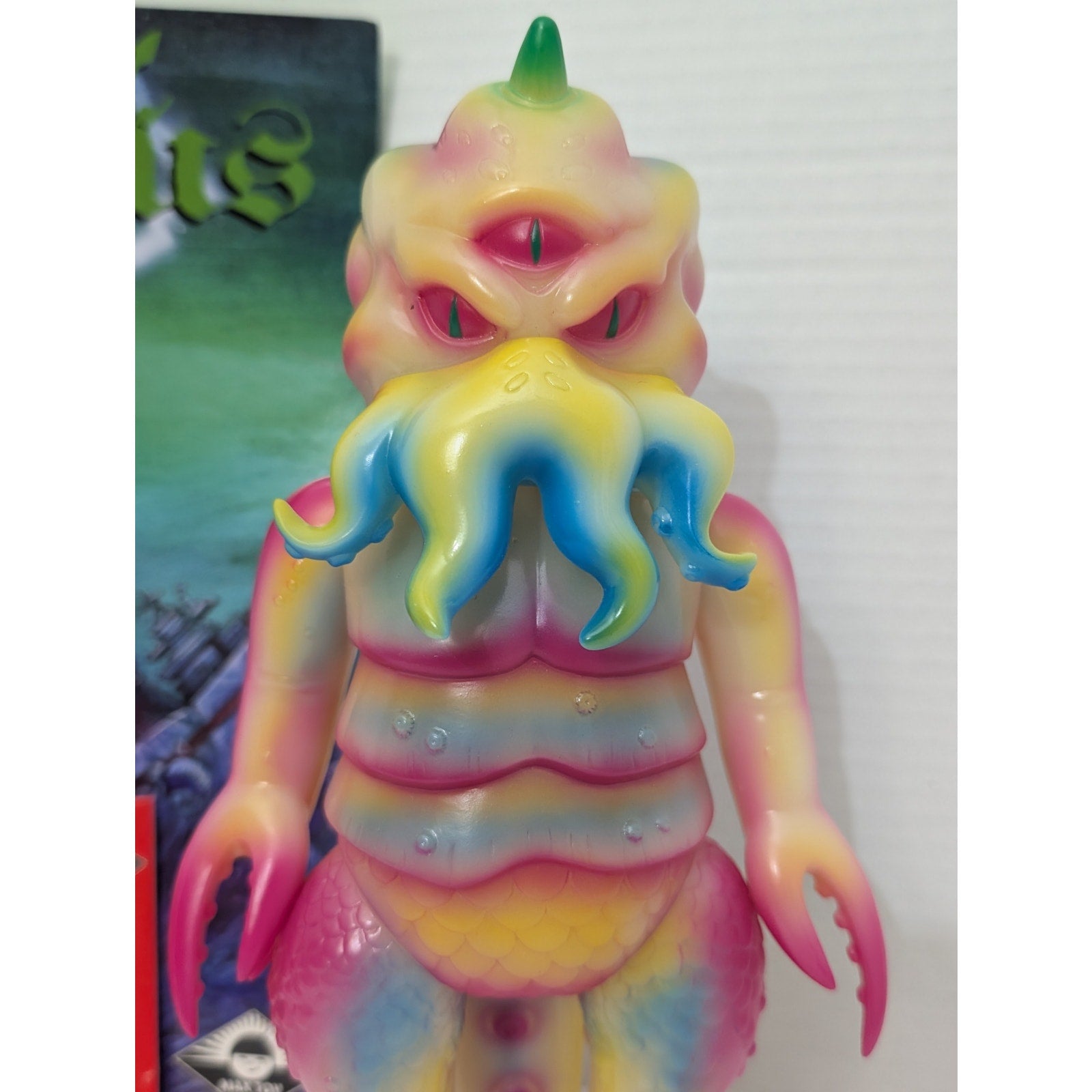 Max Toy Company Mark Nagata Kaiju Tripus 2.0 Rainbow Soft Vinyl Figure Japan