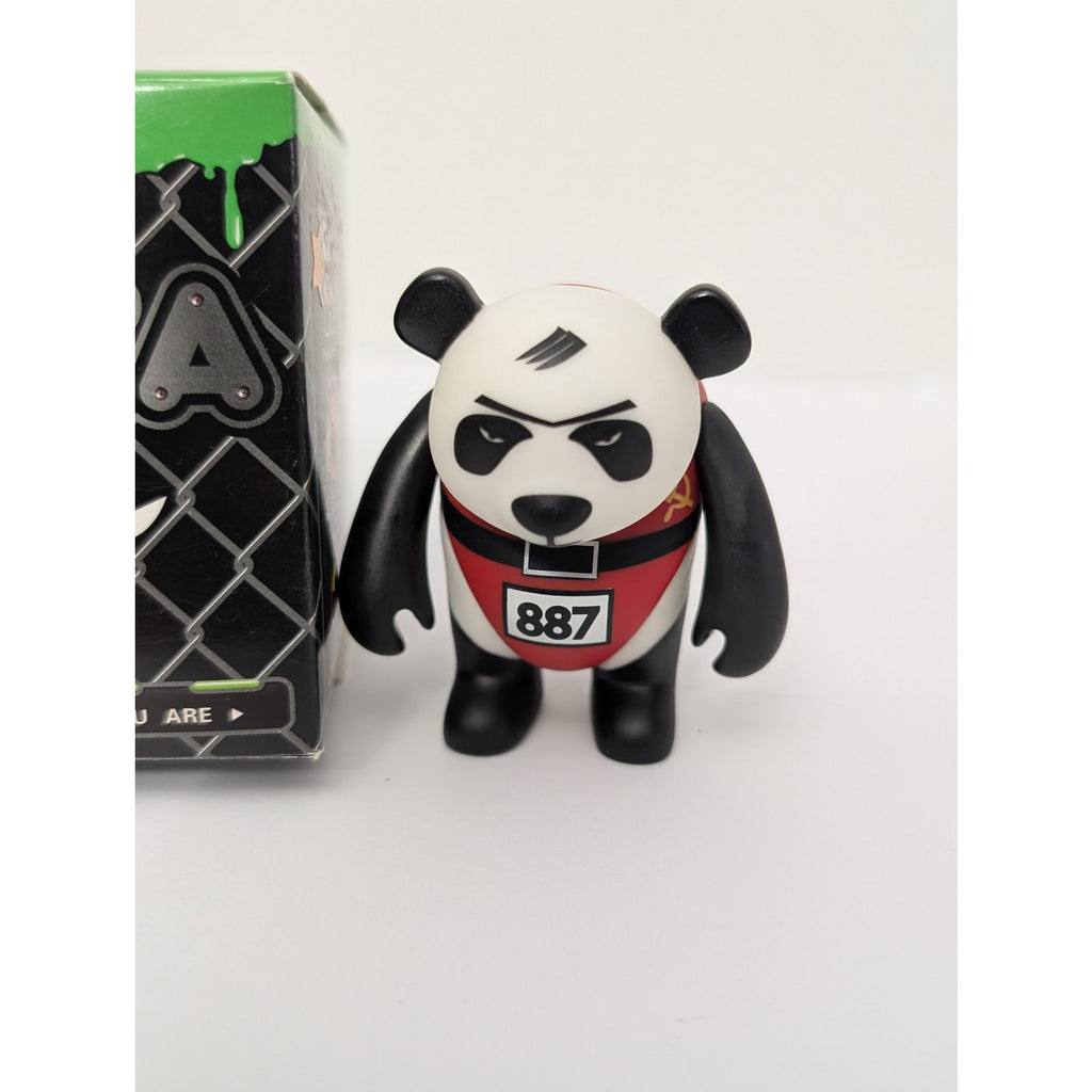 Adfunture Yoka Series 1 Frank Kozik Signed Panda Vinyl Figure 2008 Rare
