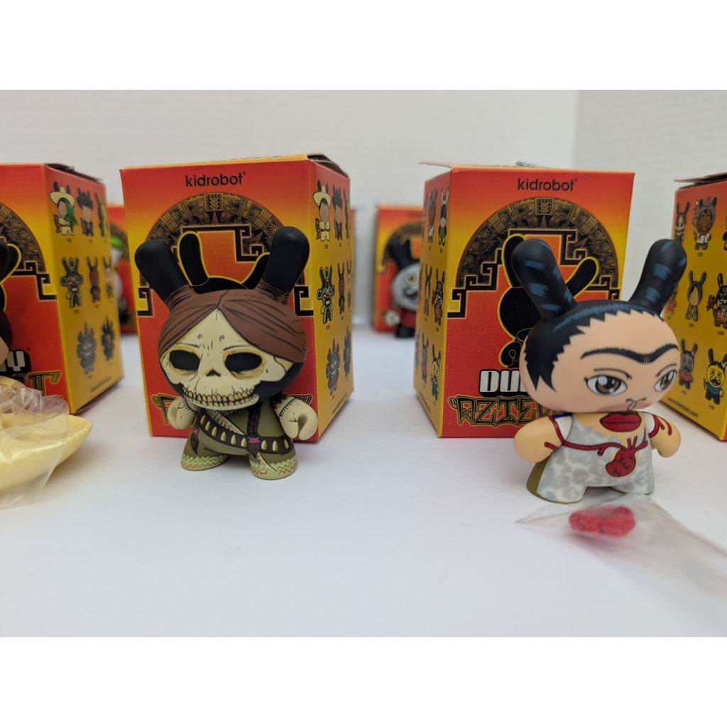 Kidrobot Azteca II Dunny Lot of 11 Rare Vinyl Figures Jesse Hernandez Series