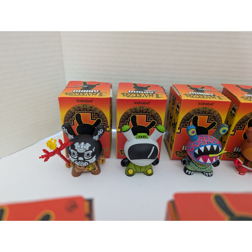 Kidrobot Azteca II Dunny Lot of 11 Rare Vinyl Figures Jesse Hernandez Series