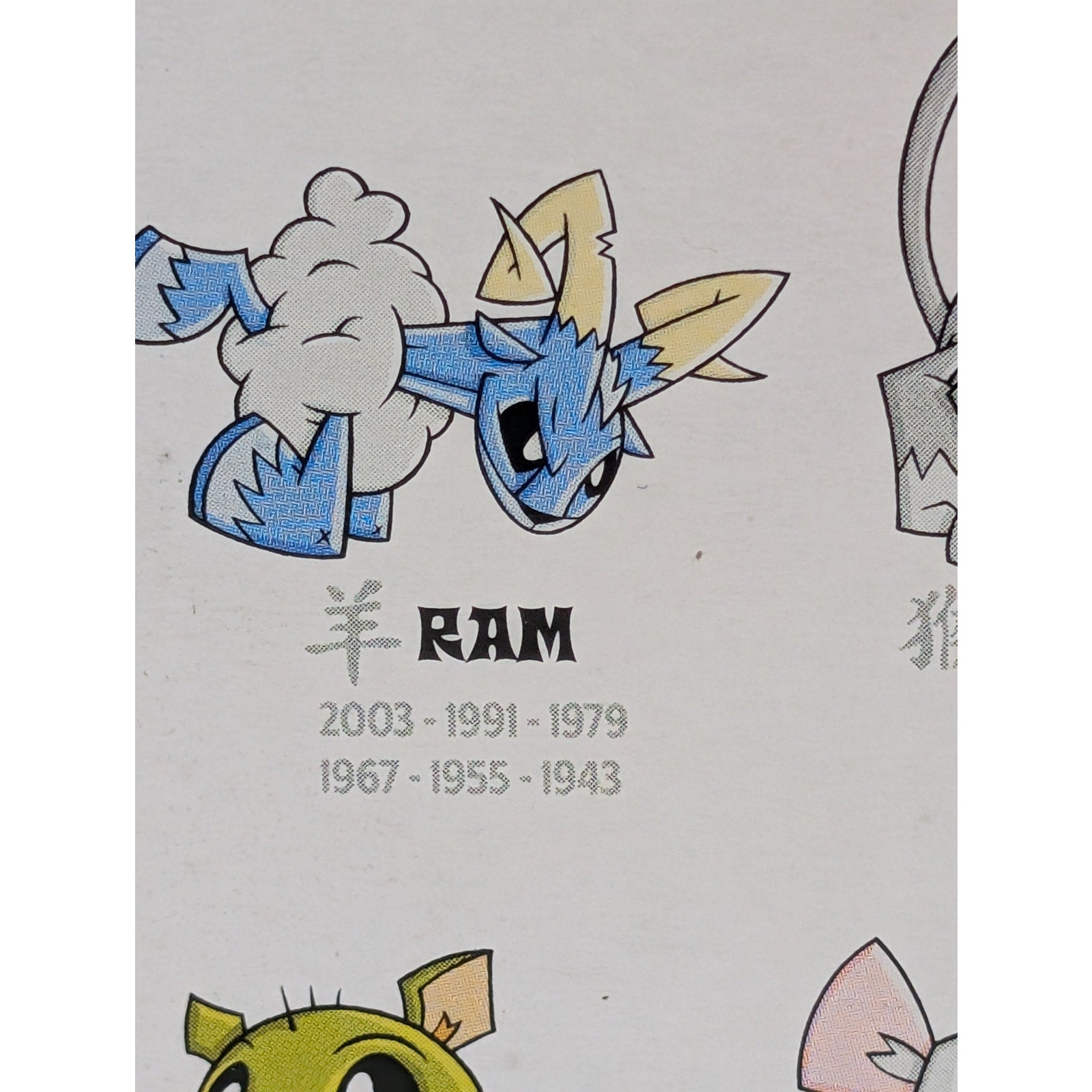 Joe Ledbetter Chinese Zodiac Mini Figure Series Ram Sheep Play Imaginative 2010