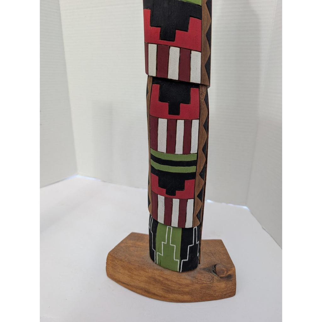 2003 Native American Handcrafted Zuni Water Maiden Kachina Doll Signed R. Pino