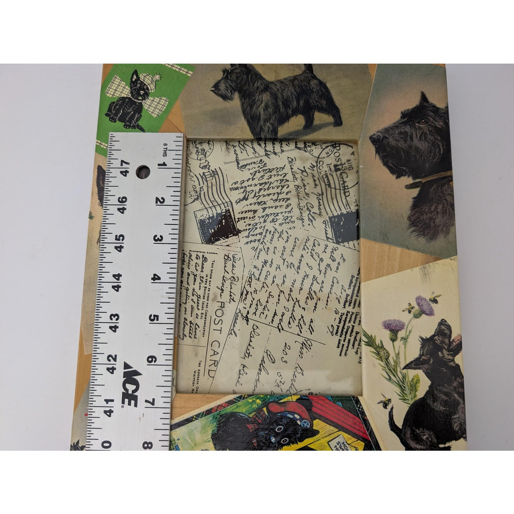 Blankety Blank Designs Scottie Dog Decoupage Wood Photo Frame Stephanie Blank Art 5x7