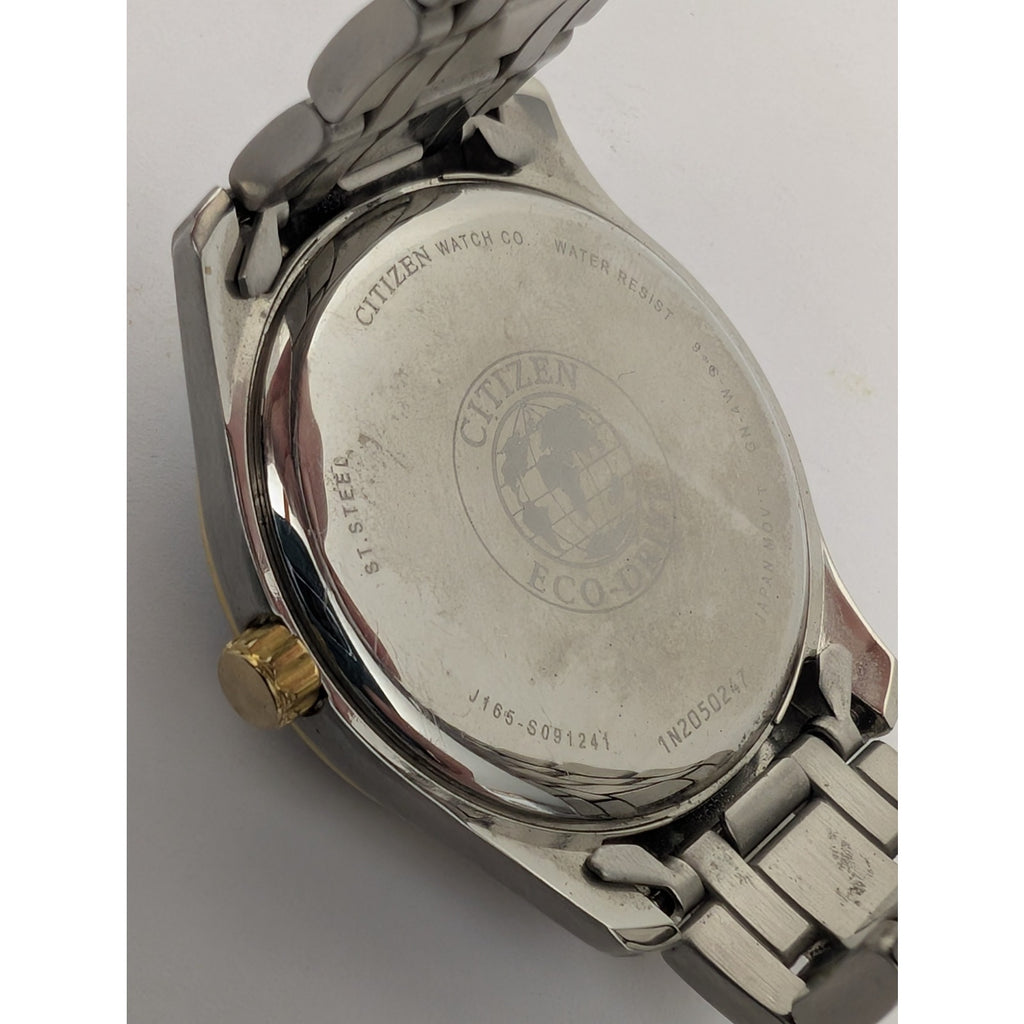 Citizen Eco-Drive Men's Two-Tone Solar Powered Watch  J165-S091241