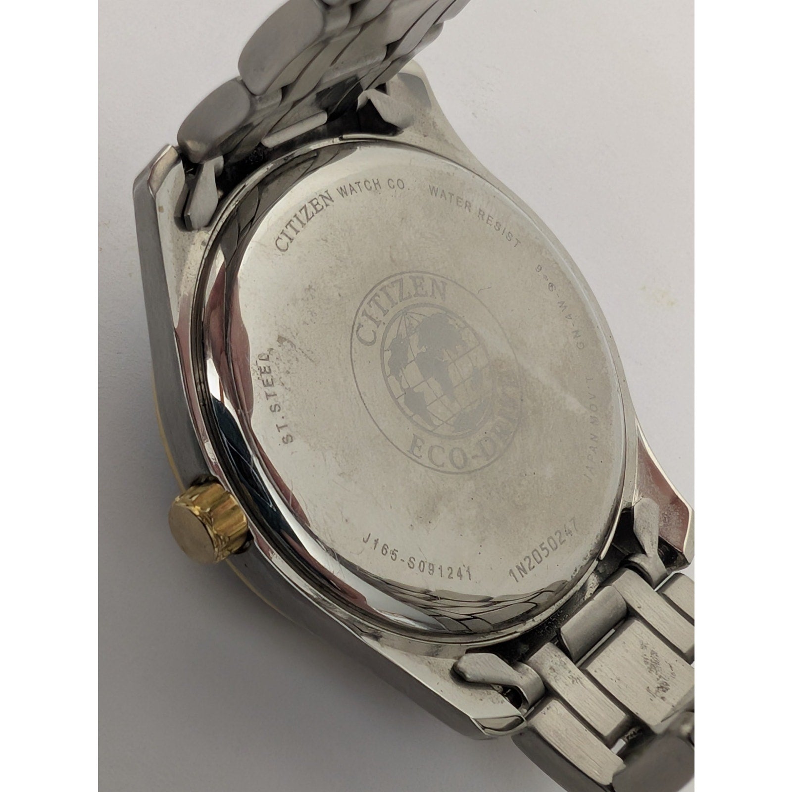 Citizen Eco-Drive Men's Two-Tone Solar Powered Watch  J165-S091241