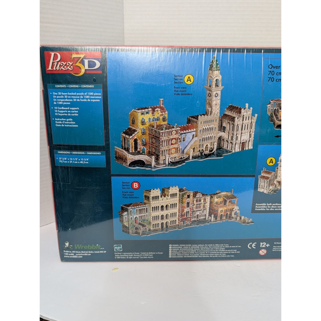 Puzz3D Venice Italy 3D Foam Jigsaw Puzzle 1580 Piece Challenge Wrebbit