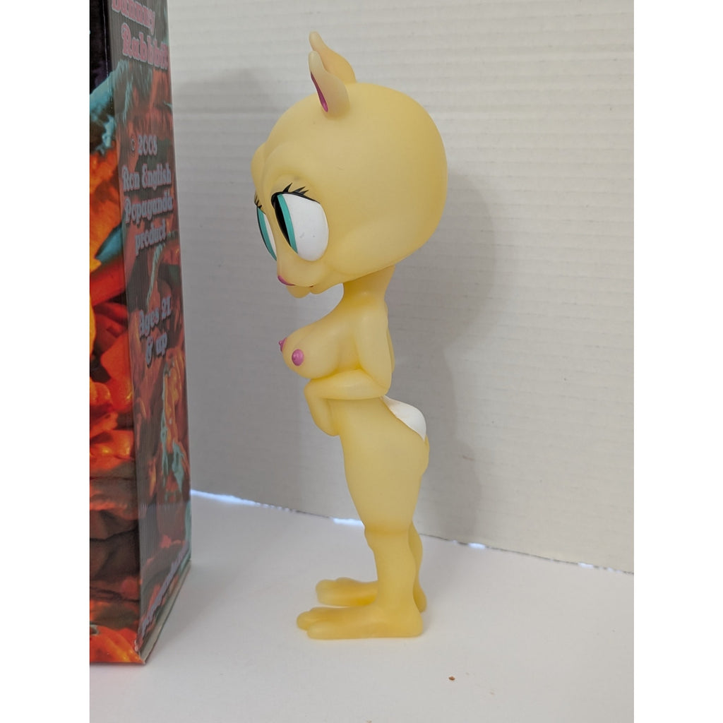 Ron English Popaganda Bunnny Rabbbit Ghost Edition Glow in the Dark Vinyl Figure 2008