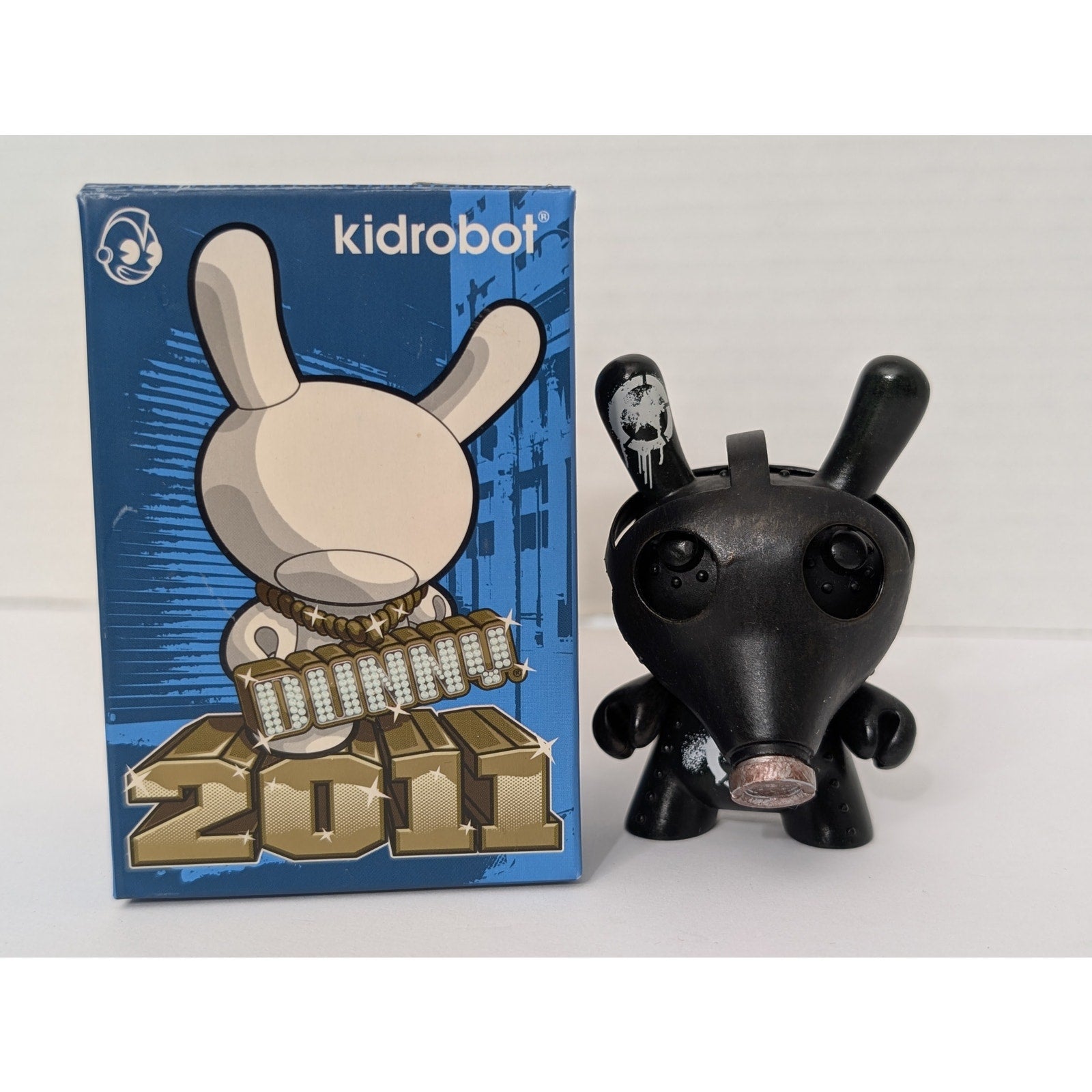 Kidrobot Dunny 2011 Series "Gas Mask" by DrilOne - 3" Vinyl Figure with Box