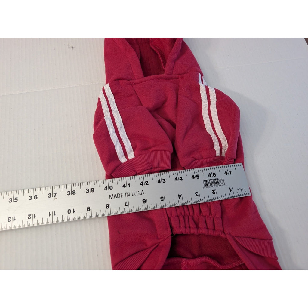Dog Days Dog Tracksuit Medium Pink Magenta Pet Sweatsuit Hoodie Fleece New