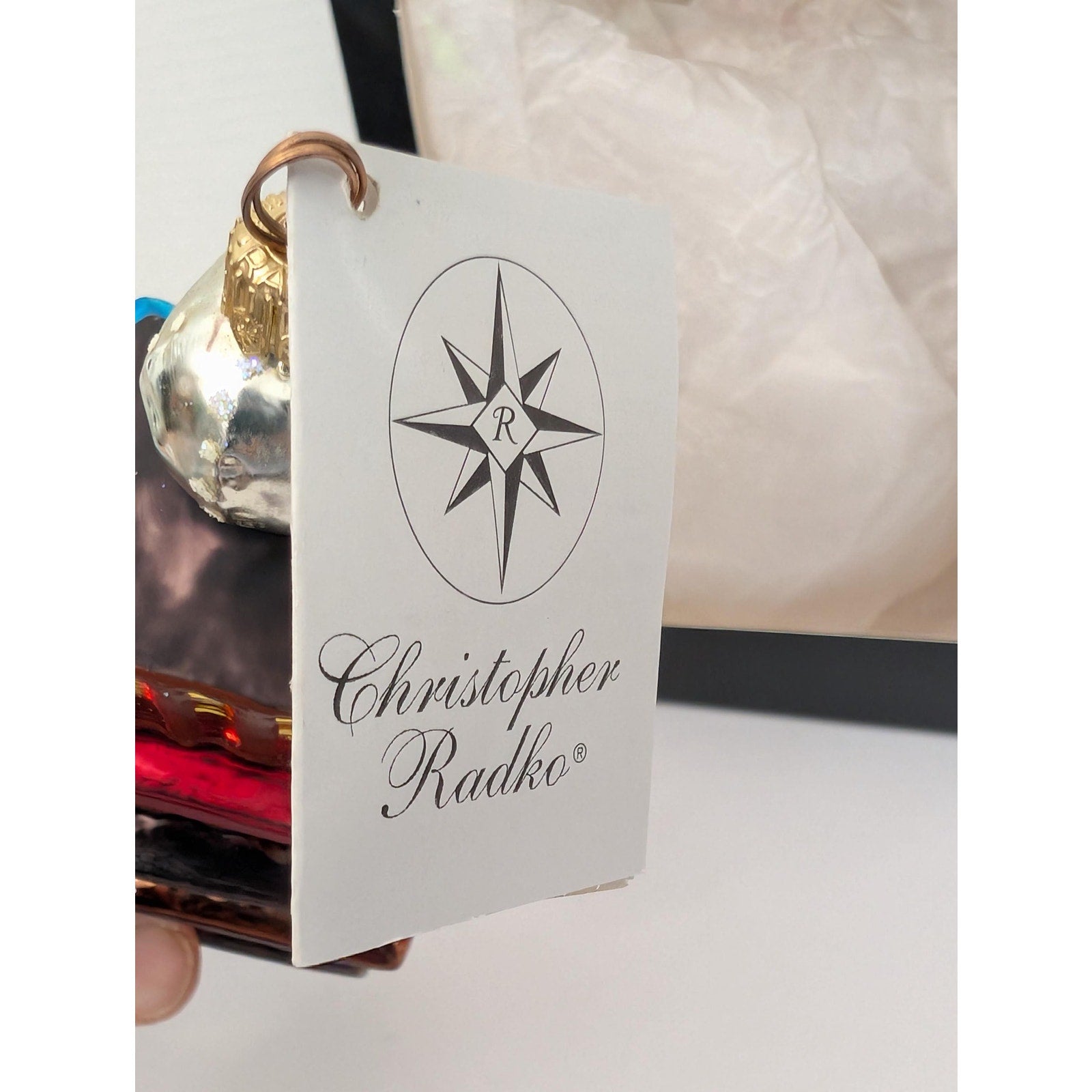 Christopher Radko 2000 Times Square New Year Glass Ornament Y2K Ball Drop Boxed