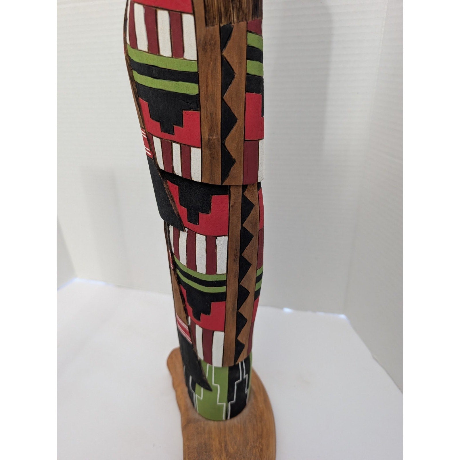 2003 Native American Handcrafted Zuni Water Maiden Kachina Doll Signed R. Pino