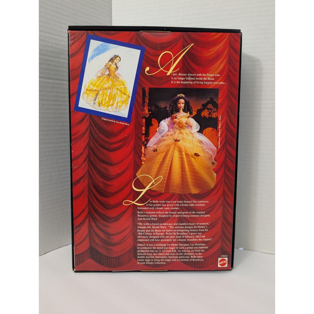 Disney Barbie Collector Doll Beauty and the Beast on Broadway Belle New in Box