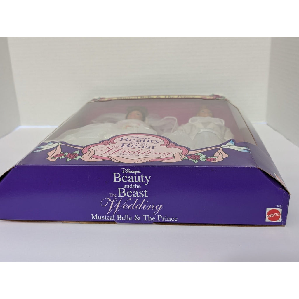 Vintage Disney Beauty & the Beast Musical Wedding Deluxe Gift Set 1993 Mattel
