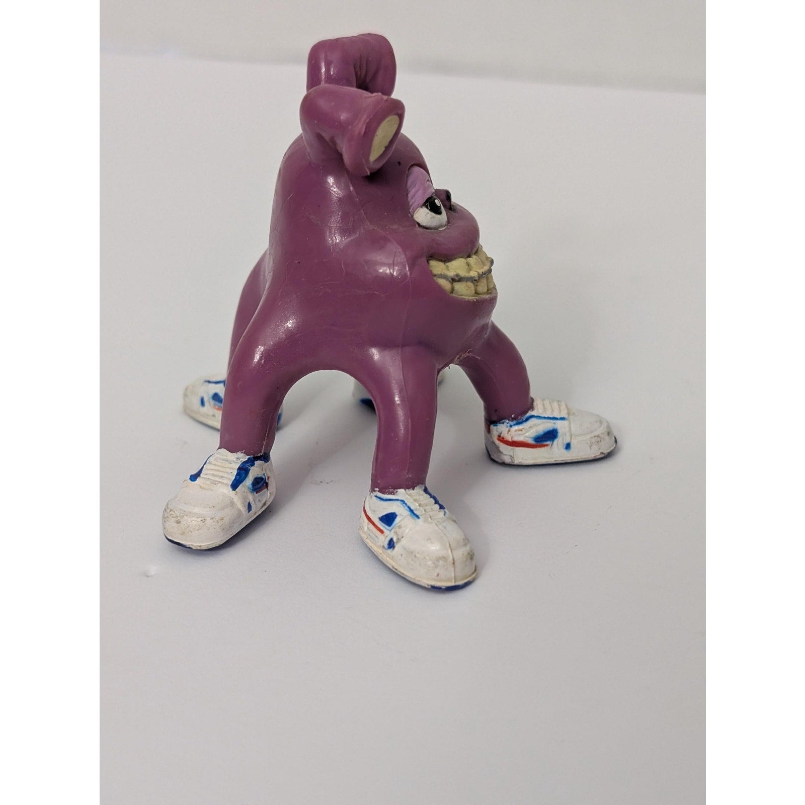 Vintage 1980s Keds Purple Alien Monster Promotional Figure Rare PVC Toy