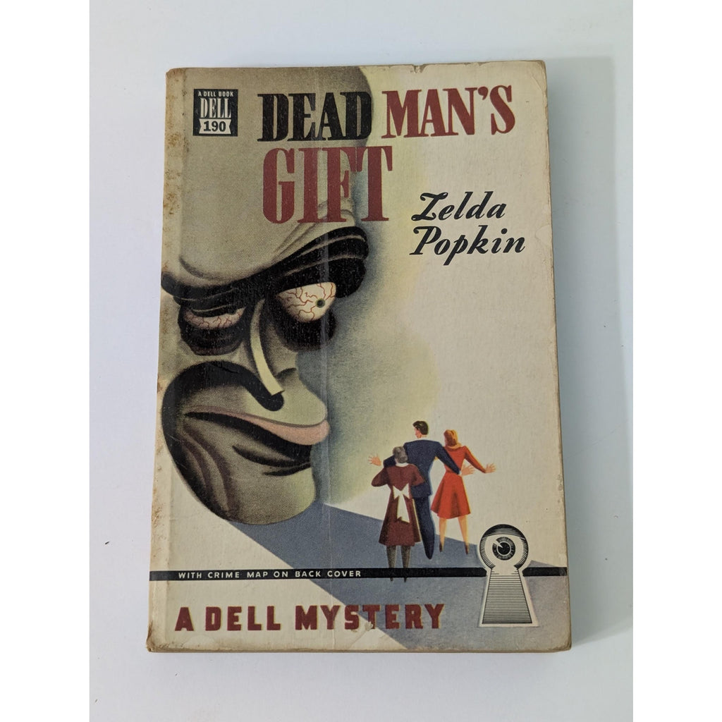 Dead Mans Gift Zelda Popkin Vintage Dell Map Back Paperback Mystery Book 190