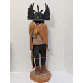 Handcrafted Crow Kachina Doll Signed Bertha Jones
