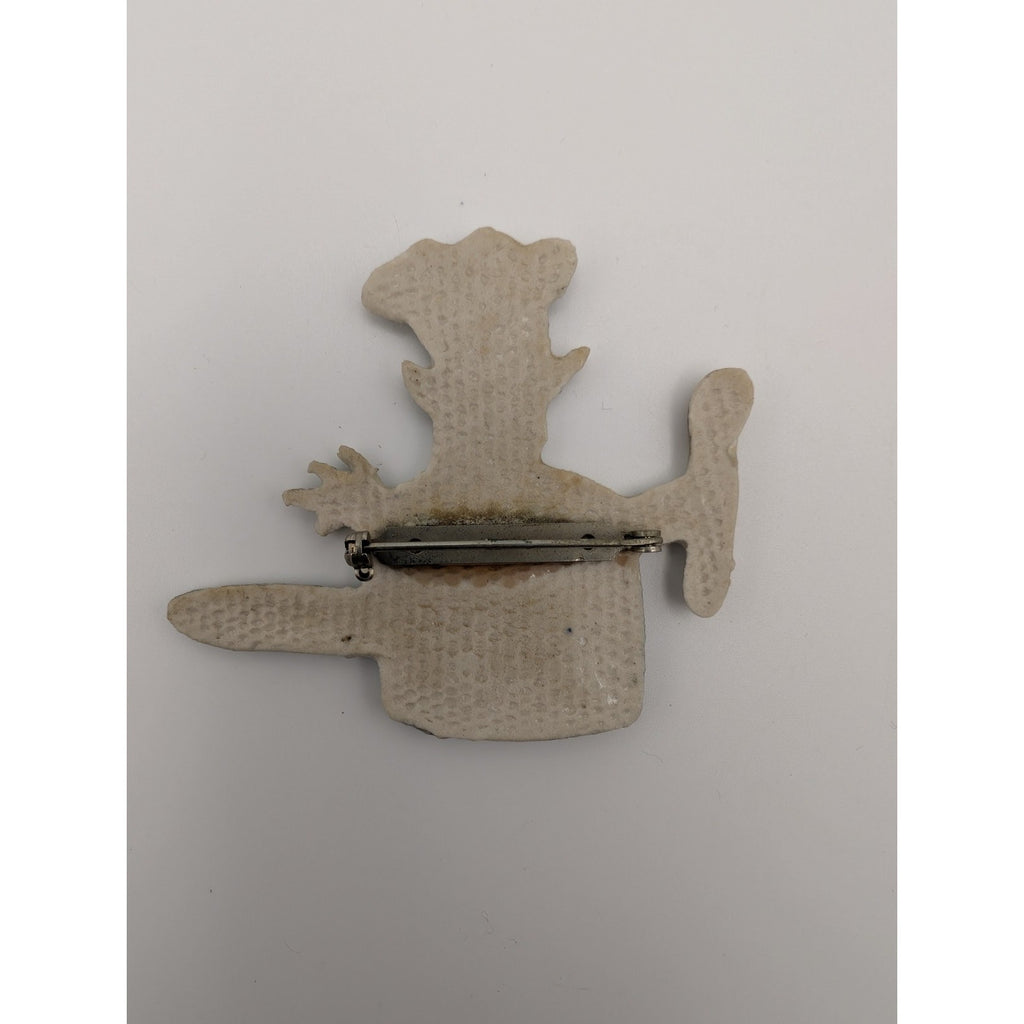 Aunt Lilly's Porcelain Personalities Whimsical Chef Cat Brooch