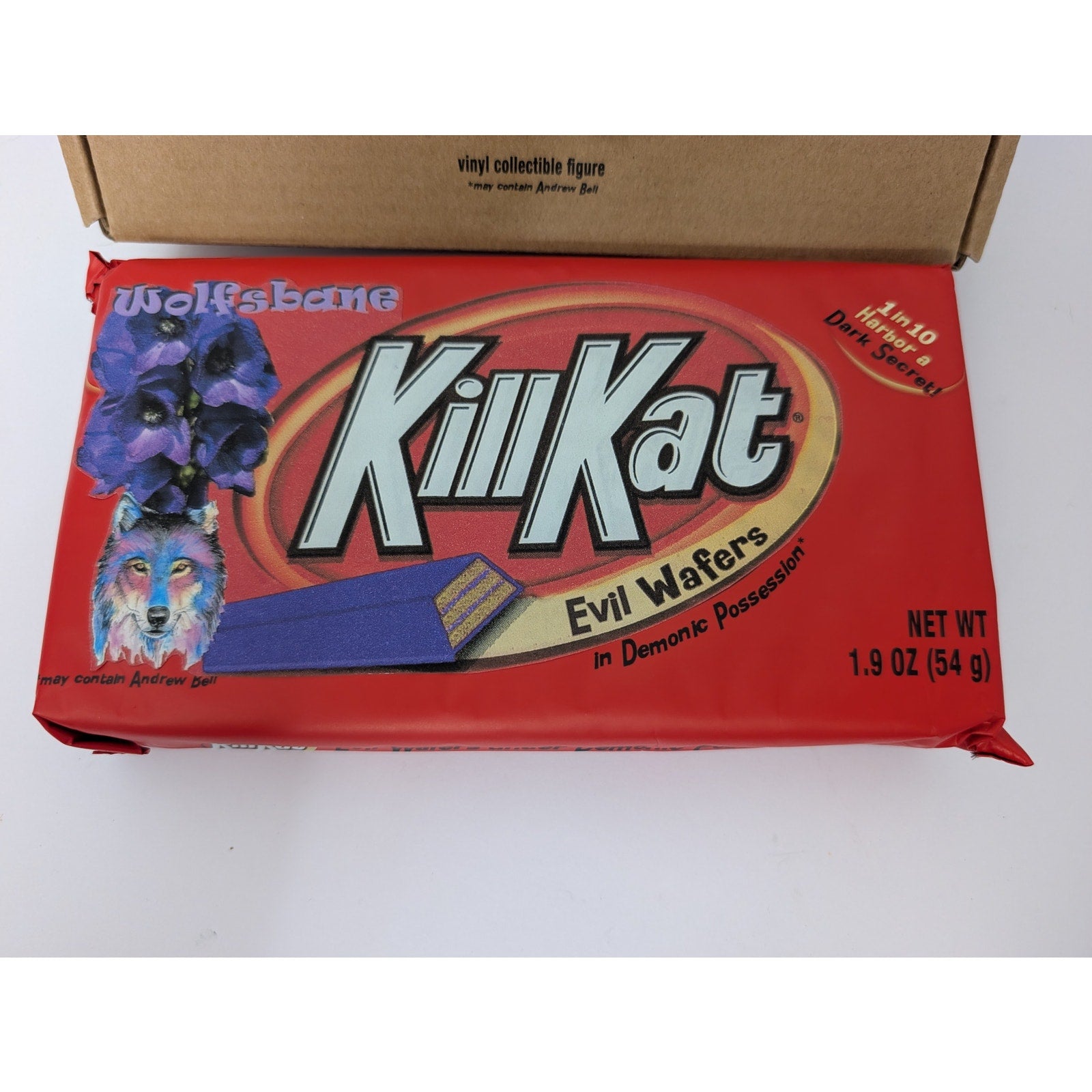 Andrew Bell Kill Kat Evil Wafers Wolfsbane Edition Vinyl Figure Dead Zebra