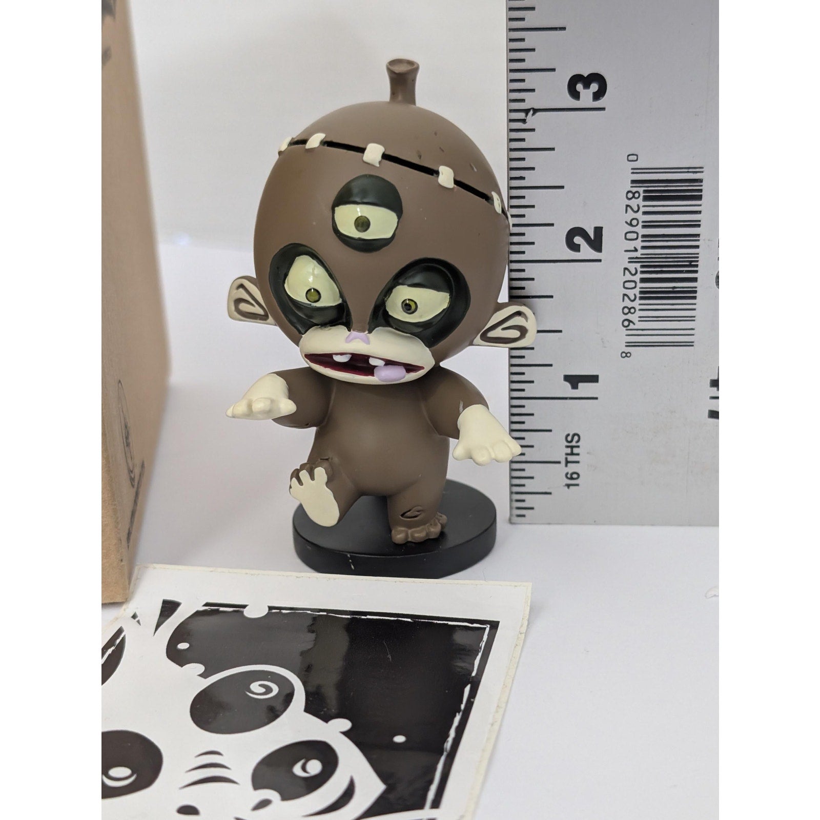 Atomic Monkey 2006 Franken Monkey Brown Limited Edition Vinyl Figure Roberto Jauregui