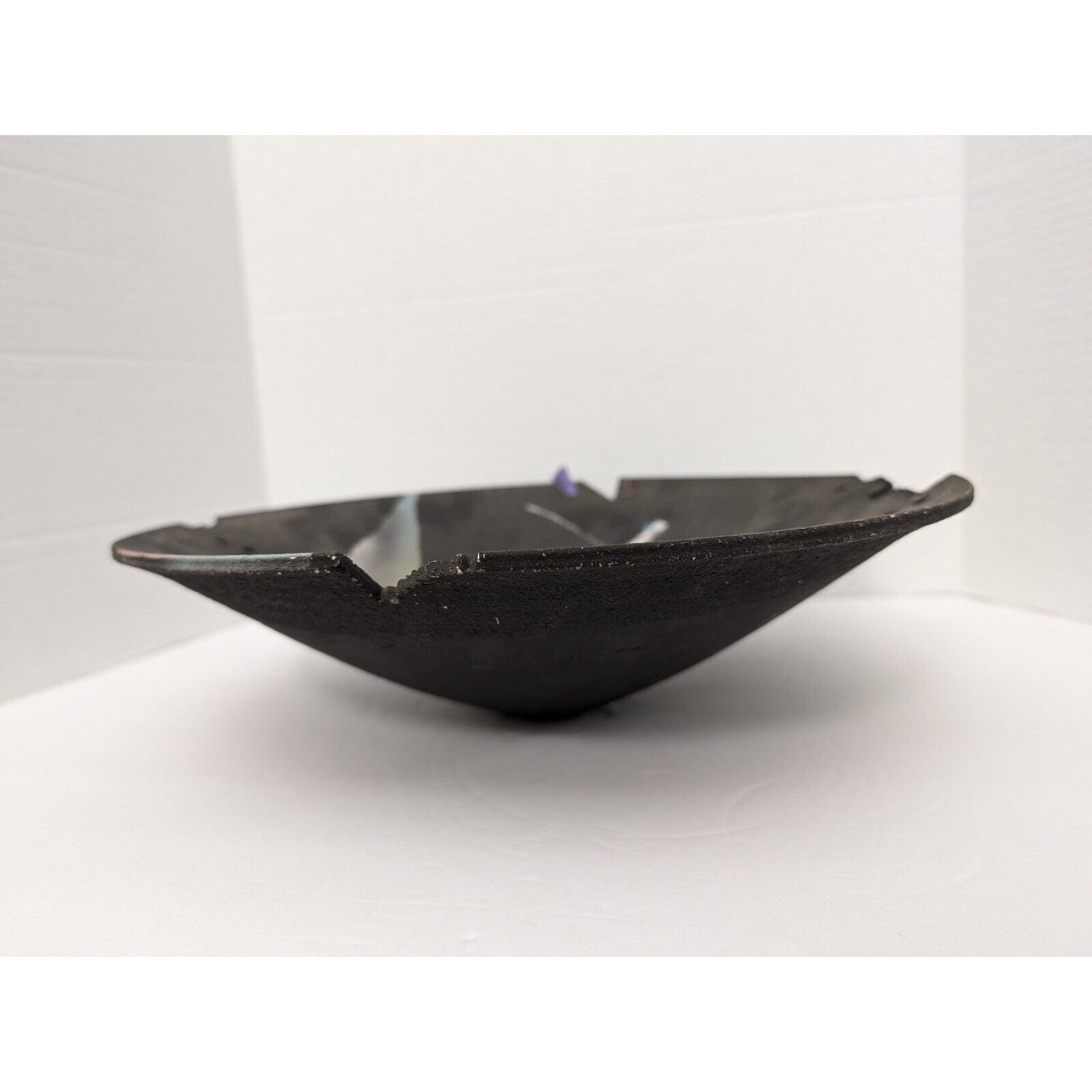 Unusual '80s Style Studio Pottery Bowl Signed