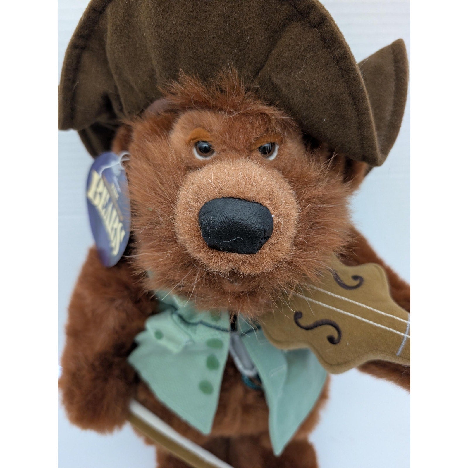 Rare Country Bears Disney Plush Lot of 6 Vintage Jamboree Bears with Musical Instruments