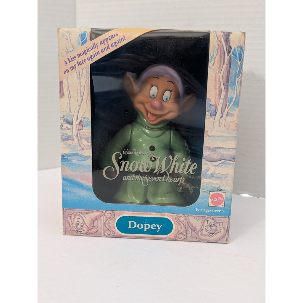 Figure Dopey 6" Mattel New 1992 Walt Disney's Snow White And The Seven Dwarfs