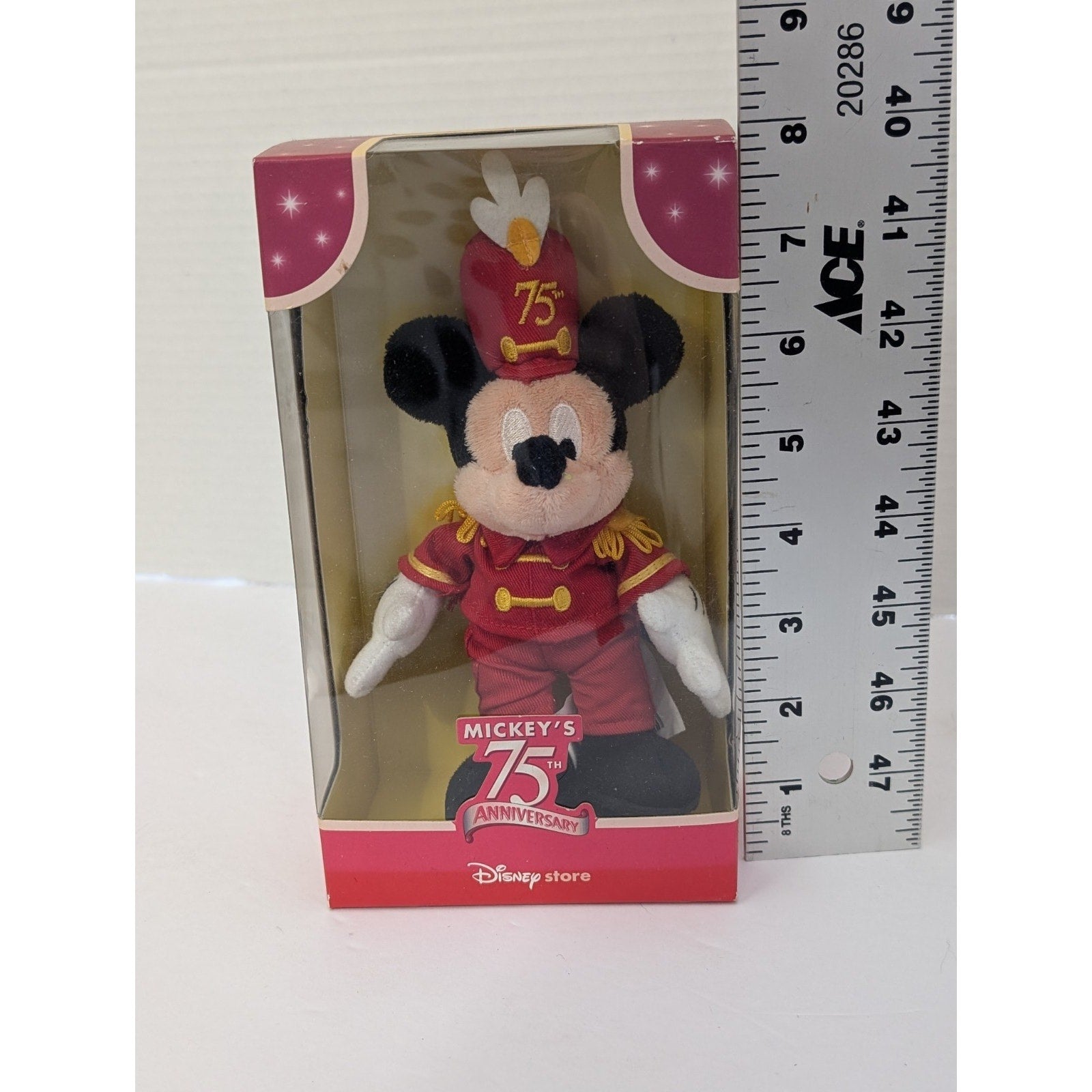 Disney Store Mickey's 75th Anniversary Bandleader Mickey Plush New in Box