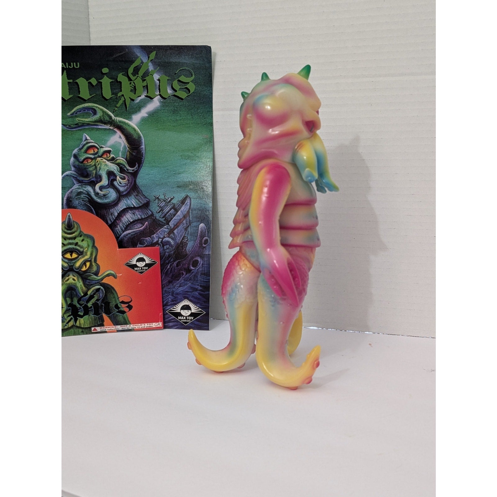 Max Toy Company Mark Nagata Kaiju Tripus 2.0 Rainbow Soft Vinyl Figure Japan