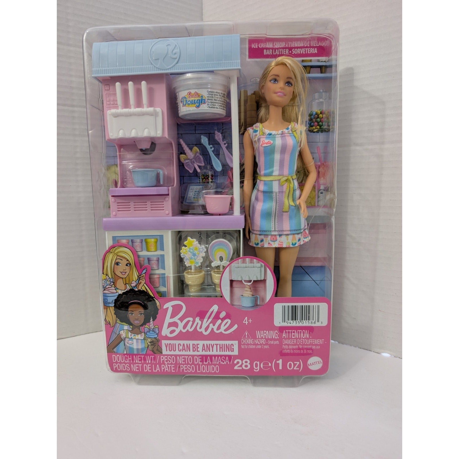2021 Barbie You Can Be Anything Ice Cream Shop Playset Barbie Doll New