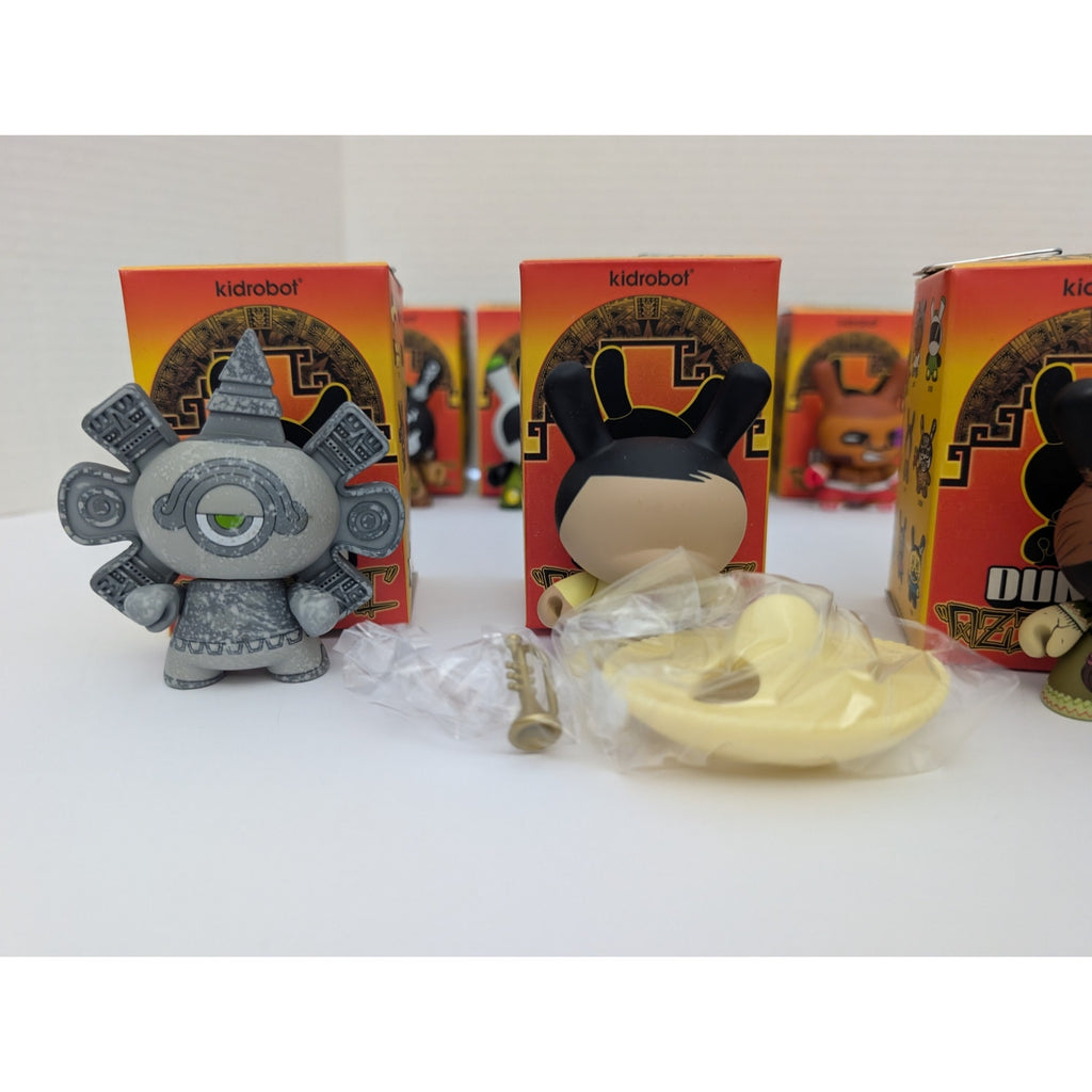 Kidrobot Azteca II Dunny Lot of 11 Rare Vinyl Figures Jesse Hernandez Series