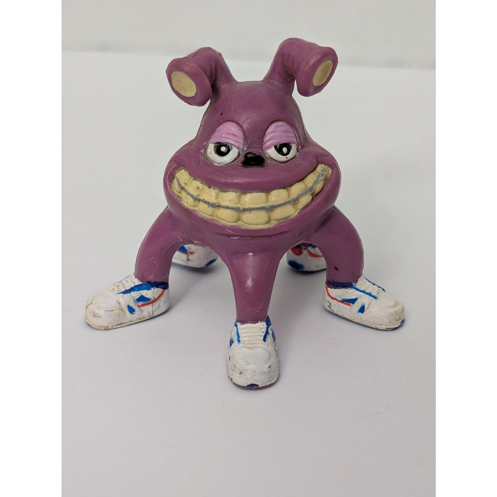 Vintage 1980s Keds Purple Alien Monster Promotional Figure Rare PVC Toy
