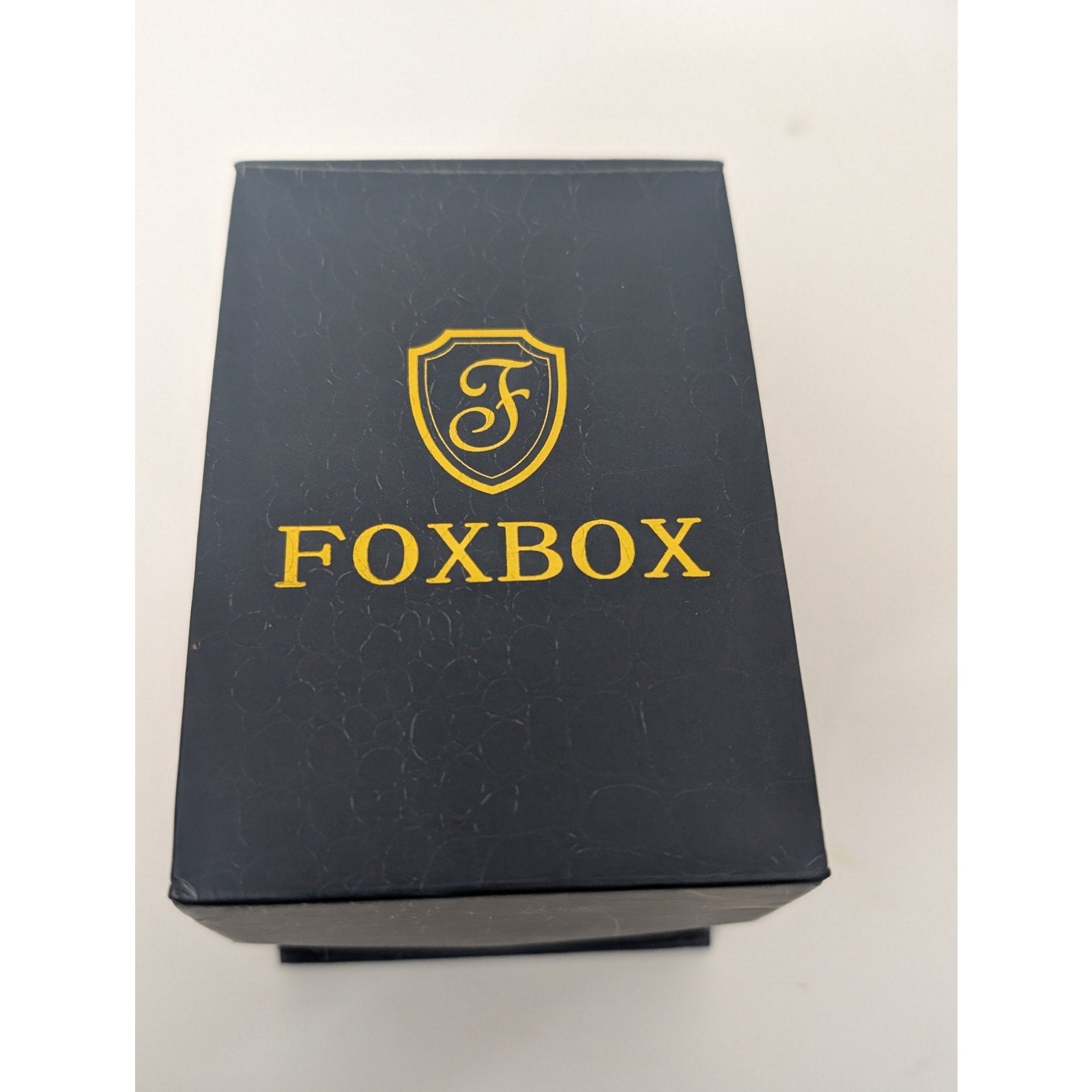 Foxbox Men's Dual-Display Sport Watch Rose Gold Bezel & Tactical Silicon Strap