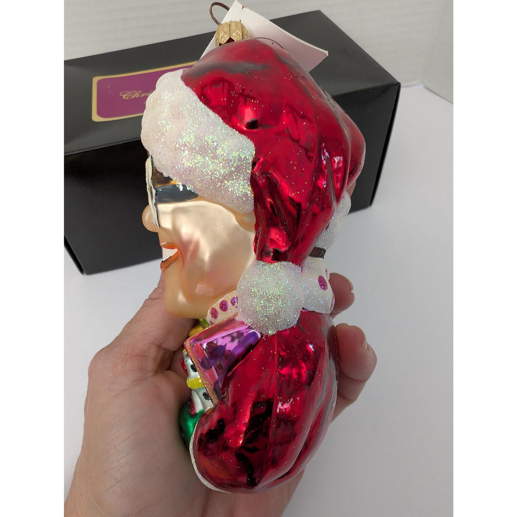 Christopher Radko Sir Elton Claus Glass Ornament Elton John AIDS Foundation