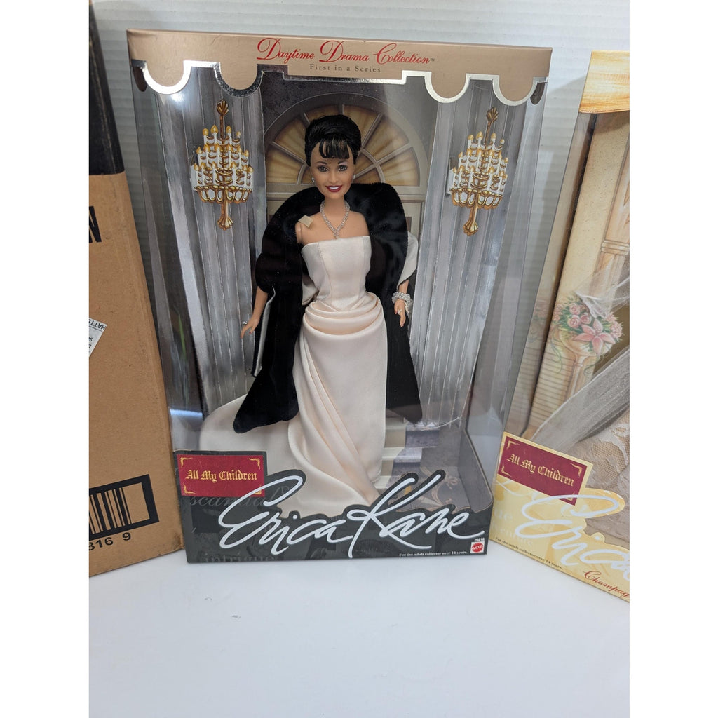 Erica Kane All My Children Soap Opera Barbie Lot Original Shipping Box Mattel