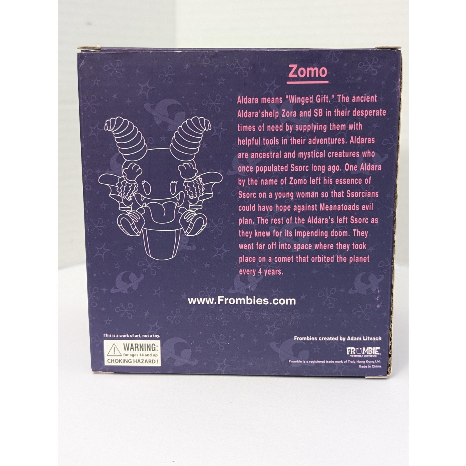 Frombie Friendly Zombies Blossom Zomo Limited Edition Vinyl Figure Adam Litvack