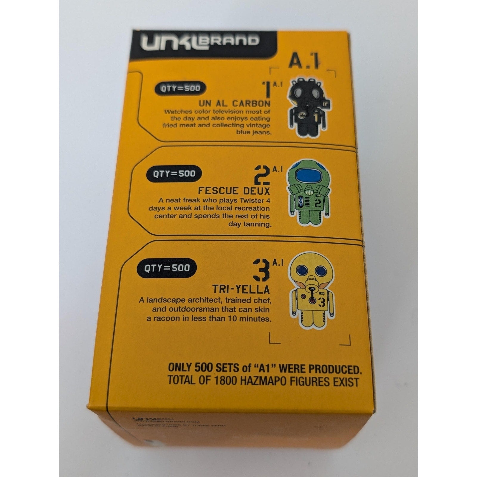 UNKL Brand Hazmapo Series A.1 Glow in the Dark HAND SIGNED Vinyl Figure 2004